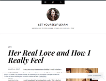 Tablet Screenshot of letyourselflearn.com